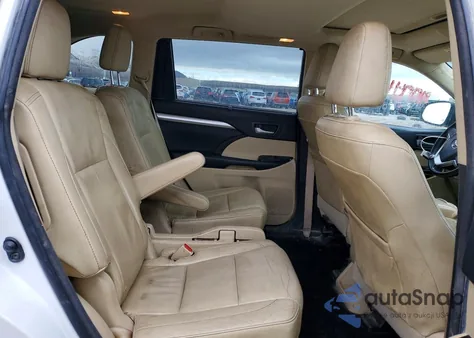 2014 Toyota Highlander Xle z USA, uszkodzony, nr VIN 5TDJKRFH2ES041007